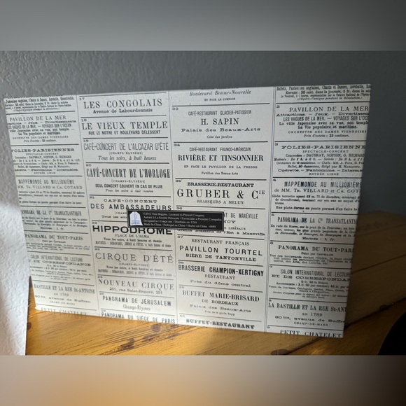 French Newspaper Storage Box - Picture 4 of 13